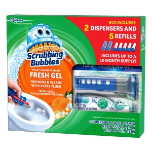 [X000034]Scrubbing Bubbles Toilet Gel (2 dispensers + 30 gel discs)
