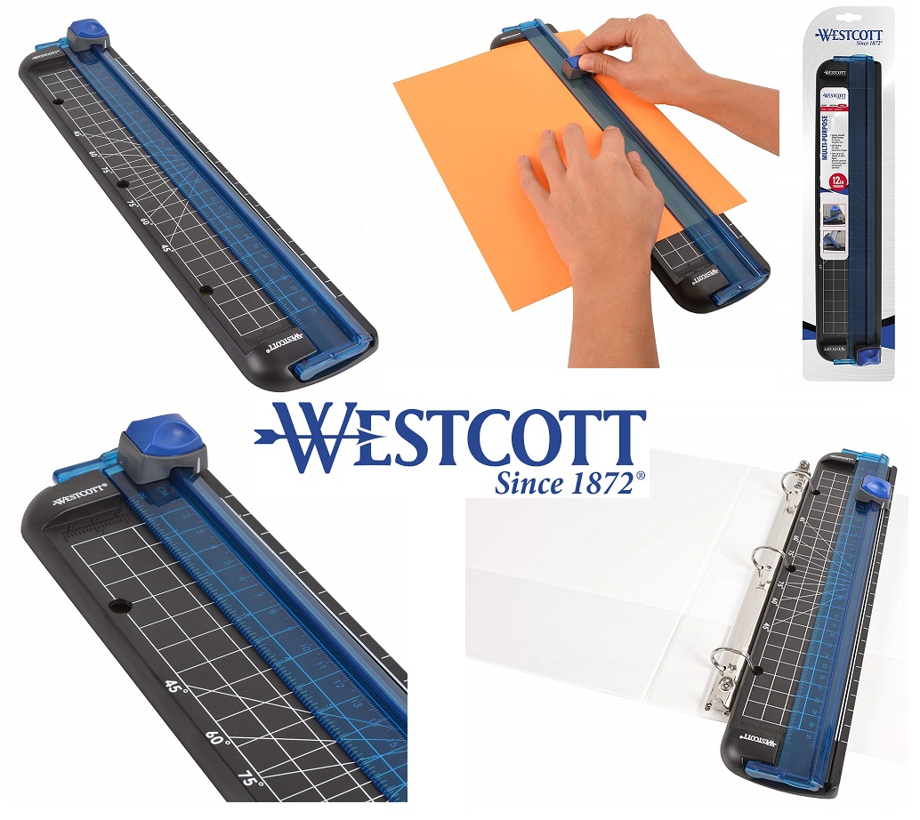 [X000030]Westcott 3″ MultiPurpose Paper Trimmer Streamwork Wholesale