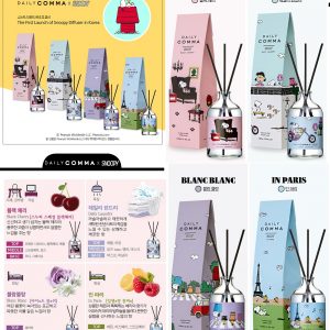 [K011121]韓國  DAILY COMMA SNOOPY 香薰一套4支