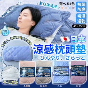 [J606051]日本涼感枕頭墊